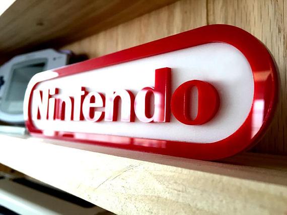 Nintendo Decorative Sign