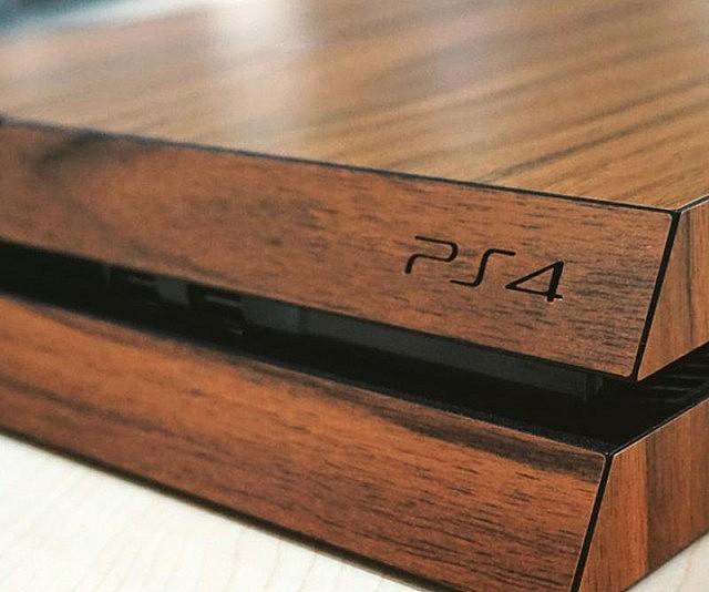 Playstation 4 Wood Skin 