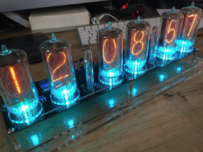 Nixie Steampunk Clock