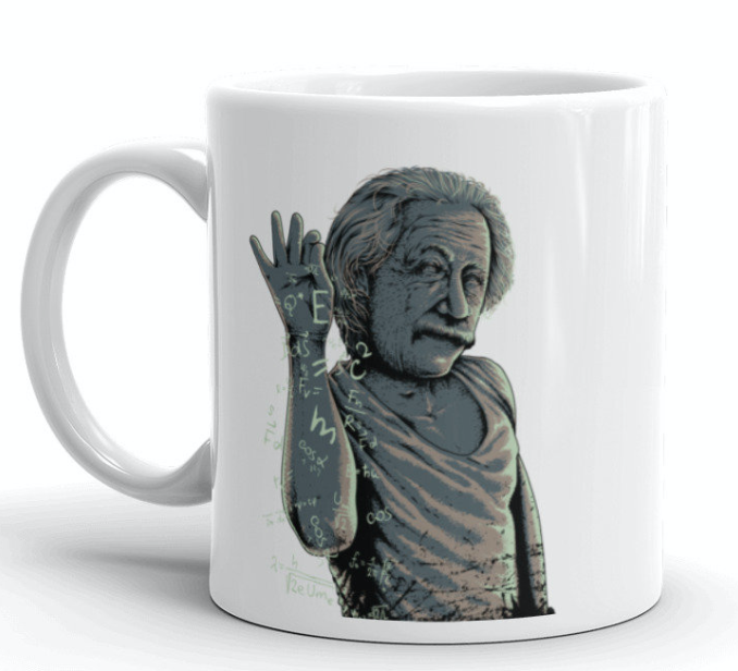 Albert Einstein Sprinkle Daddy Mug