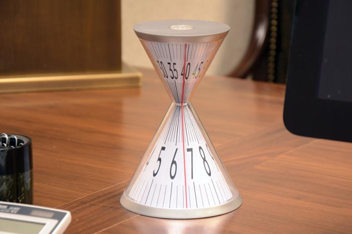 Hourglass Desk Clock