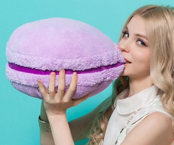 French Macaron Pillow