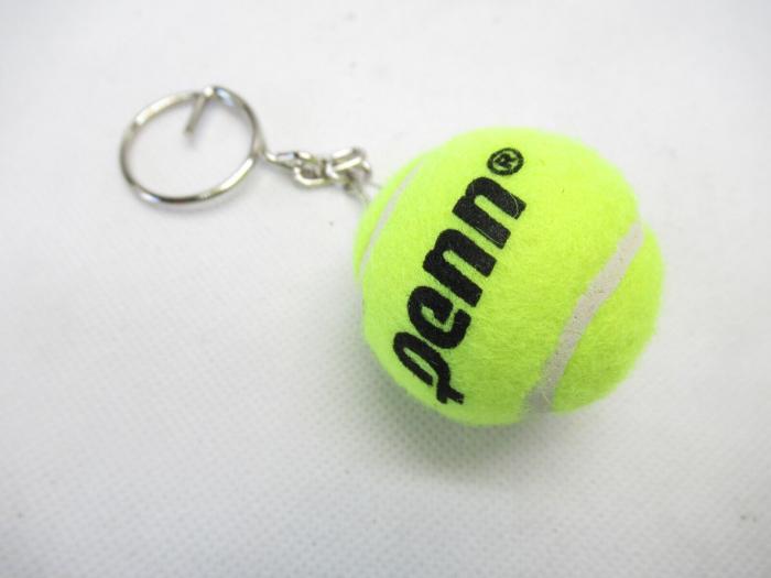 Mini Tennis Ball Keychain