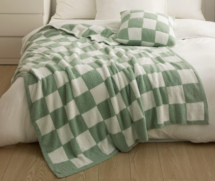 Checkered Throw Blanket